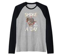 Smoke A Pack A Day Chasse au Coyote Loup Chacal Manche Raglan