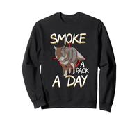 Smoke A Pack A Day Chasse au Coyote Loup Chacal Sweatshirt