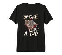 Smoke A Pack A Day Chasse au Coyote Loup Chacal T-Shirt Haut de Gamme
