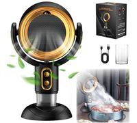 Smoke Away Purifier Fan, Smoke Purifier Smoking, Smoke Fan For Smoking Indoors, Portable Smoke Air Purifier Fan, The High Fan For Smoking 2 Speed Purification Smoke And Odors (GOLD)