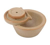 Smoke Backflow Incense Burner Tower Creative Ceramic Censer Aromatherapy Supplies Home Decor Unique Smoke Design for Meditation Office Yoga Room (Modèle rétro Graphite)