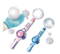 Smoke Bubble Machine & Elastic Magic Wand, Elastic Bubble Fog Wands, Colorful Smoke Bubble Machine,Interactive Fog Smoke Bubble Machine for Party, Festival, Birthday, Colorful Light (Pink+Blue,1pcs)