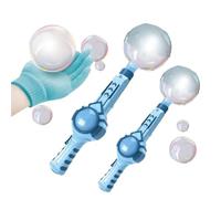 Smoke Bubble Machine & Elastic Magic Wand, Elastic Bubble Fog Wands, Colorful Smoke Bubble Machine,Interactive Fog Smoke Bubble Machine for Party, Festival, Birthday, Colorful Light (Blue,2pcs)
