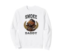 Smoke Daddy, Design de Grill avec Viande et saucisses, BBQ Sweatshirt