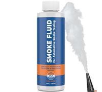 Smoke Fluid Solution for Automotive Smoke Machine Testing - Made in USA - 8oz Liquid Smoke Refill Designed for Automotive Testing - EVAP, Vacuum, Fuel, Intake, Exhaust, Turbo Systems & Super ChargersQ