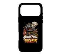 Smoke Now Talk Later BBQ Fumoir Pitmaster Barbecue Humour Coque pour iPhone 17 Pro Max