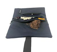 Smoke Shirt [9 Couleurs] Original ZIPcure Pochette à Tabac hermétique pour Tabac Frais Plus Longtemps - Nylon Premium, Bleu, 16 x 8.5 x 2 cm, Classique