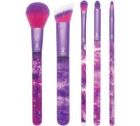 Smoke Show Lot De 5 Pinceaux De Maquillage Pour Le Visage Comprenant : Poudreblenderombresmoky Eye Et Lèvresnoir