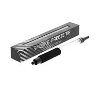 SMOKE2U Ice Bazooka Freeze Tip Embout buccal à glace de qualité supérieure dans différents designs Pour fumer froid et audacieux et prise en main confortable grâce au rembourrage (noir/blanc)