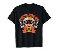 Smokejumper Pompier De Forêt Parachute Feu Équipage T-Shirt
