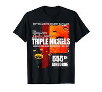 Smokejumpers du 555e bataillon de parachutistes Triple Nickels T-Shirt