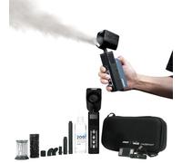 SmokeNINJA Pro Machine à fumée Mini, Machine à fumée portable à main avec télécommande sans fil (HAZER KIT), Brume inoffensive, pour événements en plein air, fêtes, effets de scène, Halloween