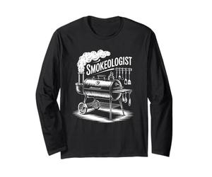 Smokeologist Funny Smokeologist Barbecue Fumoir Grill Femmes Hommes Papa Maman Manche Longue