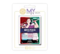 Smoker 001 Leader & Toutes Les Cartes C/UC/R Rouges - Myboost X One Piece 10 - Sang Royal - Coffret de 17 Cartes One Piece Françaises