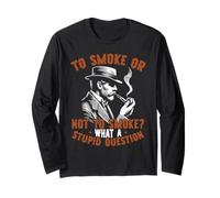 Smoker Rouleau fumeur Lover Smoker Pipe Smoking Men Manche Longue