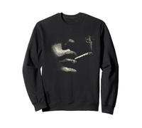 Smokers Lèvres Sensuel Minimal Face Line Sweatshirt