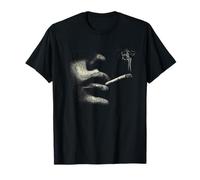 Smokers Lèvres Sensuel Minimal Face Line T-Shirt