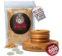 SmokeTop - Kit de Fumeur de Cocktail - Fumeur de Boisson à l'ancienne pour Cocktails, Whisky et Bourbon - par Middleton Mixology (Cerise)