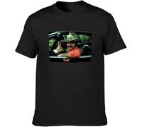 Smokey and The Bandit 2 Gardner Minshew Funny Movie Fan T-Shirt Mens Casual Tee Black Manches Courtes(X-Large)