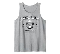Smokey Bear Cute Retro Logo Only You Can Prevent Wildfires Débardeur