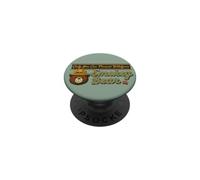 Smokey Bear Cute Retro Logo Only You Horizontal 80s Style PopSockets PopGrip Adhésif