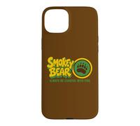 Smokey Bear Paw Always Be Careful with Fire Coque pour iPhone 15 Plus