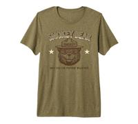 Smokey Bear Retro Logo T-Shirt Haut de Gamme
