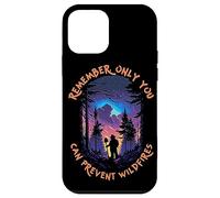 Smokey Bear Starry Night Scene Only You Can Prevent Wildfire Coque pour iPhone 12 Mini