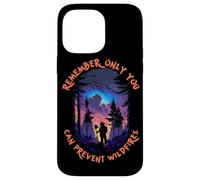 Smokey Bear Starry Night Scene Only You Can Prevent Wildfire Coque pour iPhone 14 Pro Max