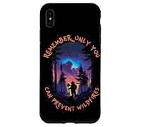 Smokey Bear Starry Night Scene Only You Can Prevent Wildfire Coque pour iPhone XS Max