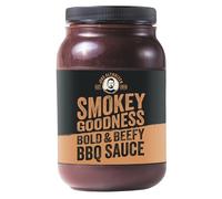Smokey Goodness Bold Beefy Sauce barbecue de qualité supérieure avec piment, café et cacao - Goût puissant pour le bœuf, les steaks et les hamburgers - Parfait pour les fans de barbecue et polyvalent