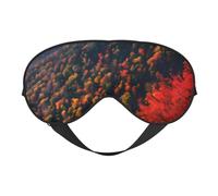 Smokey Mountain Cliff Print Masque pour les yeux respirant à couverture intégrale élégant réglable pour la sieste nocturne
