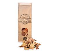 Smokey Olive Wood 500mL de copeaux de Bois d'amandier pour Fumer, Taille des copeaux 2cm - 3cm