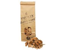 Smokey Olive Wood 500mL de copeaux de Bois d'olivier, Taille Grande 2cm - 3cm