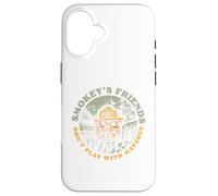 Smokey's Friends Don't Play with Matches Retro Smokey Bear Coque pour iPhone 16