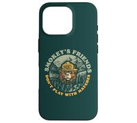Smokey's Friends Don't Play with Matches Retro Smokey Bear Coque pour iPhone 16 Pro
