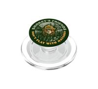 Smokey's Friends Don't Play with Matches Retro Smokey Bear PopSockets PopGrip pour MagSafe