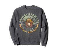 Smokey's Friends Don't Play with Matches Retro Smokey Bear Sweatshirt