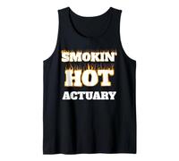 Smokin' Hot Actuary Burning Fire Carrière Professionnel Débardeur