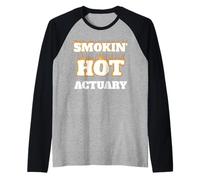 Smokin' Hot Actuary Burning Fire Carrière Professionnel Manche Raglan