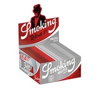 Smoking 1168 Master Lot de 50 carnets de Notes Argenté Taille King Size