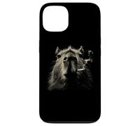 Smoking Capybara Cool Relaxed Retro Vibes Coque pour iPhone 13