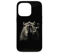 Smoking Capybara Cool Relaxed Retro Vibes Coque pour iPhone 13 Pro