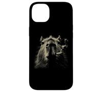 Smoking Capybara Cool Relaxed Retro Vibes Coque pour iPhone 14 Plus