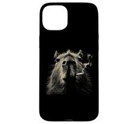 Smoking Capybara Cool Relaxed Retro Vibes Coque pour iPhone 15 Plus