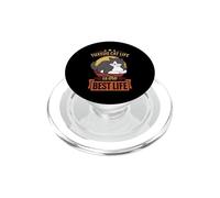 Smoking Cat Life is The Best Life Style rétro Vintage PopSockets PopGrip pour MagSafe