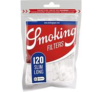 Smoking Classic Filters Long Size Slim Lot de 10 Sacs de 120 filtres