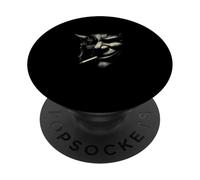 Smoking Demon Devil Face Horns Vapor Chaos PopSockets PopGrip Adhésif