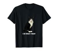 Smoking Independent Cat I DO What i Want T-Shirt