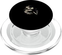 Smoking Man Face Barbe Sable Style fumée PopSockets PopGrip pour MagSafe